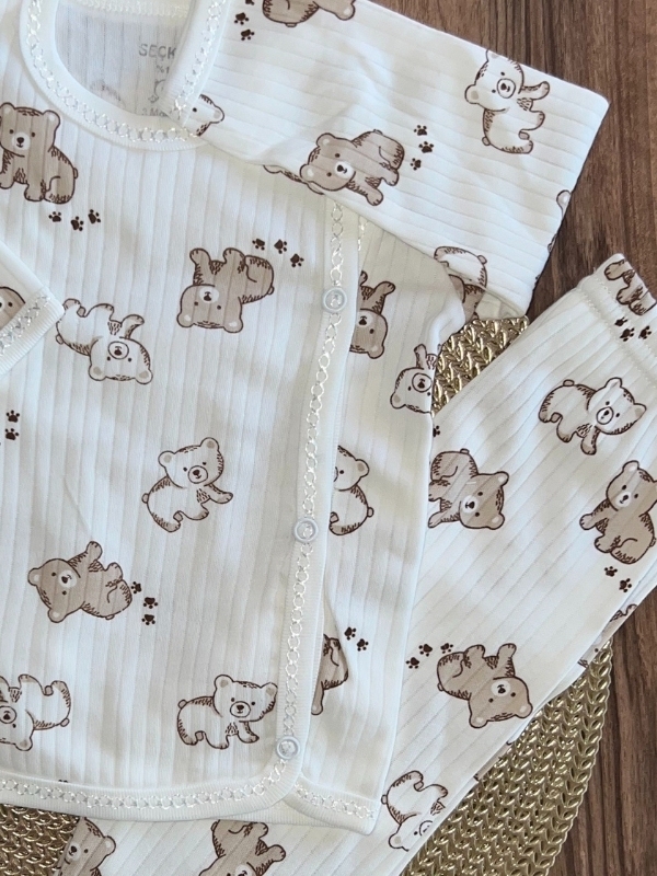 Bebek Takım Ayıcık Desen Bebek Takım Ayıcık Desen