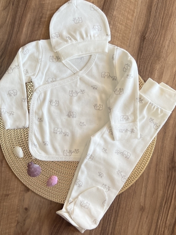 Fil Desen 3'lü Takım