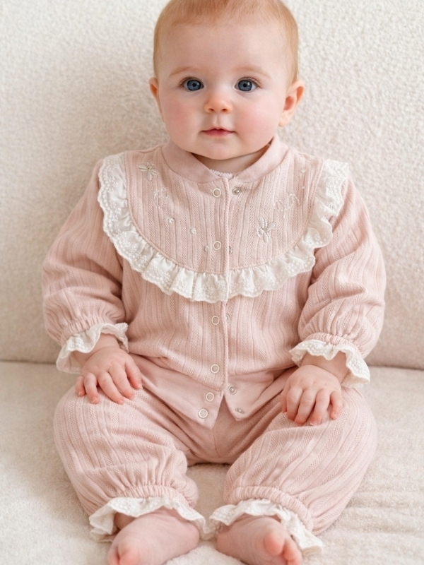 Dantel Detay 3'lü Kız Takım 