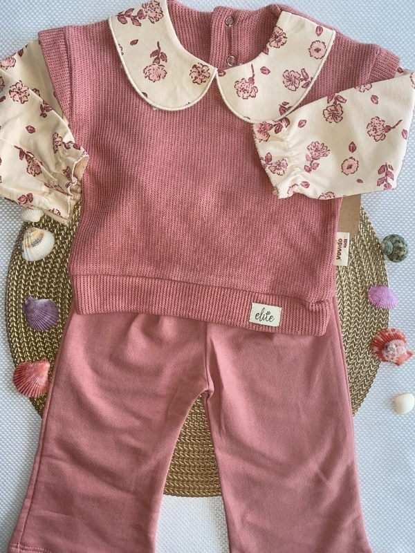 Gül Kurusu Kız Alt Üst Takım