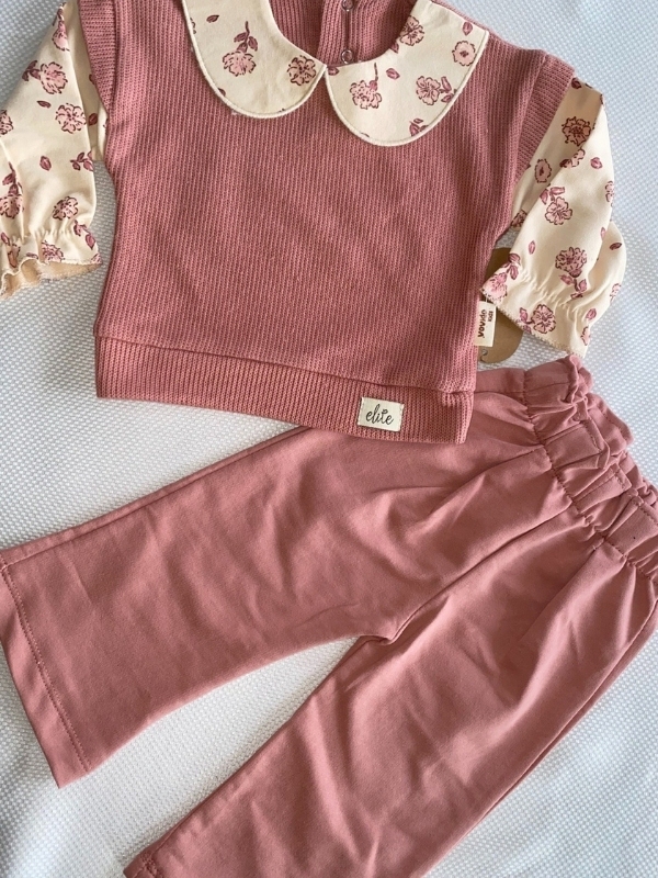 Gül Kurusu Kız Alt Üst Takım