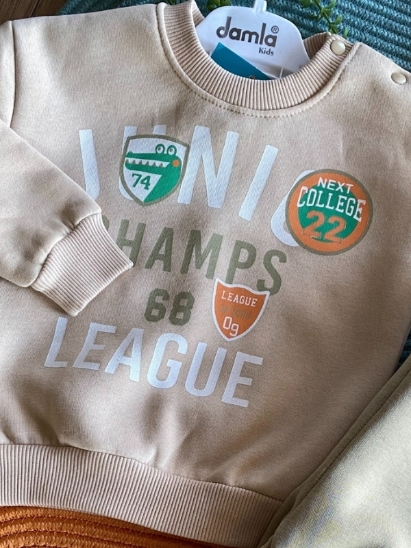 Mint Yeşili 3 İplik Erkek Alt Üst Takım