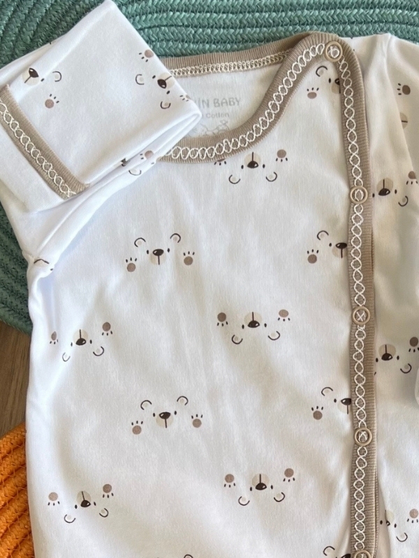 Ayıcık Desen 2'li Takım