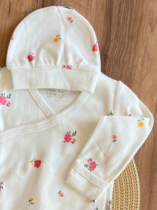 Gül Desen 3'lü Takım