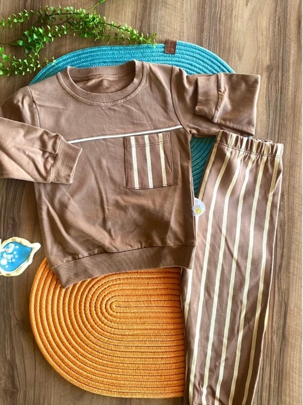 Çizgili Erkek Çocuk Takım 