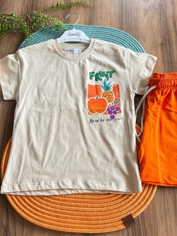 Meyve Desen Çocuk Takım