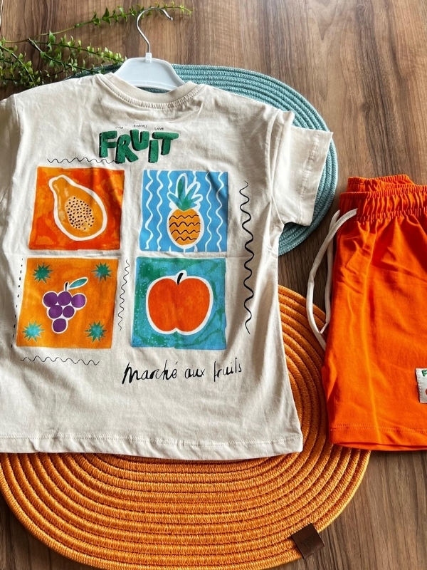 Meyve Desen Çocuk Takım