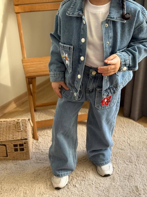 3lü Denim Takım 3lü Denim Takım
