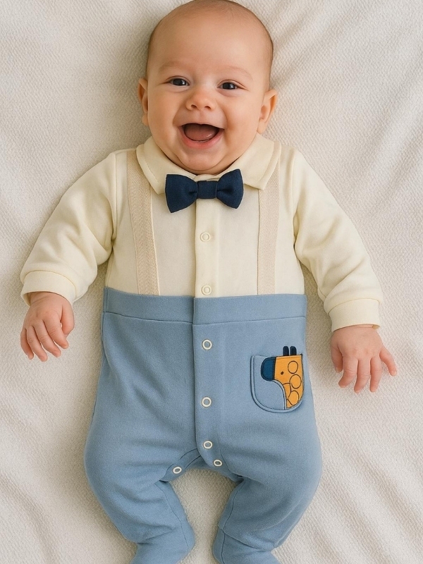 Papyon Detaylı Erkek Tulum