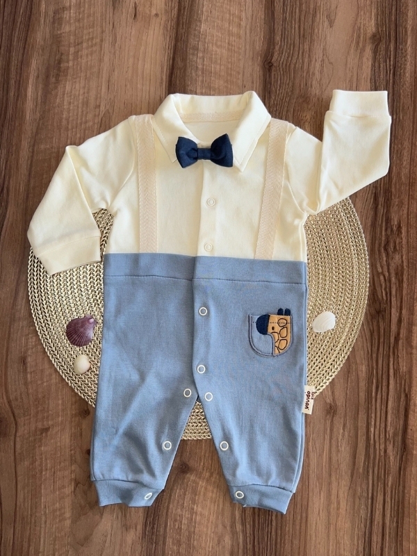 Papyon Detaylı Erkek Tulum