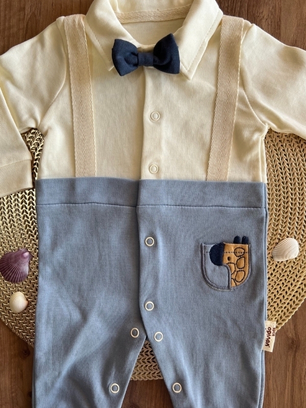 Papyon Detaylı Erkek Tulum Papyon Detaylı Erkek Tulum