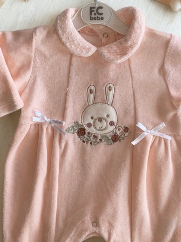 Tavşan Desenli Modern Tulum