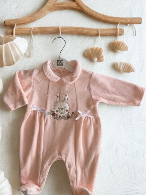 Tavşan Desenli Modern Tulum