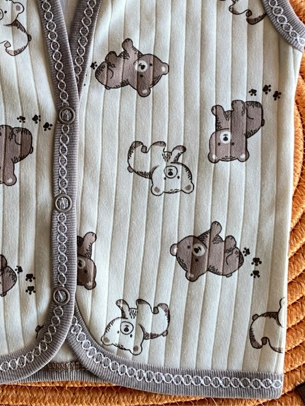 Ayıcık Desen Yelek