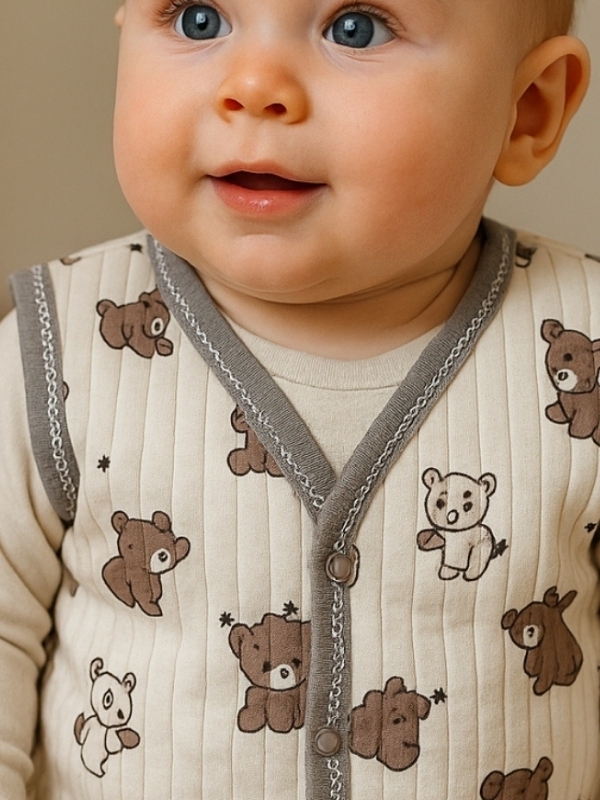 Ayıcık Desen Yelek