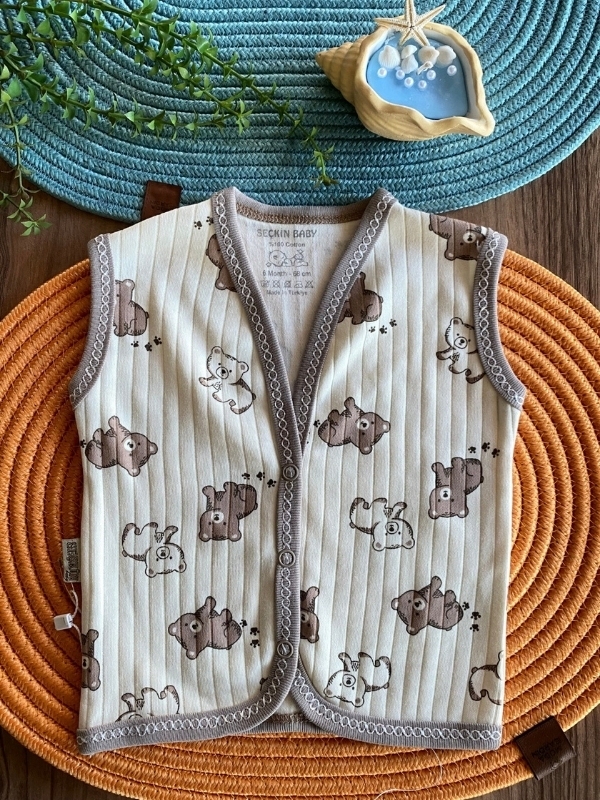 Ayıcık Desen Yelek