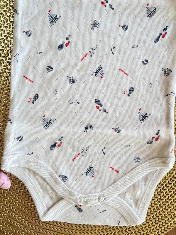 Deniz Temalı Çıtçıtlı Zıbın Deniz Temalı Çıtçıtlı Zıbın