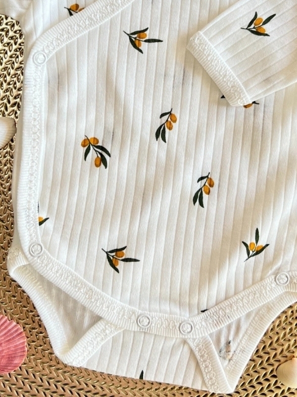 Zeytin Dalı Çıtçıtlı Kundak Zıbın