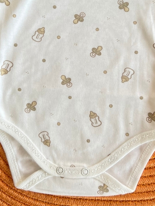 Biberon Desen Çıtçıtlı Zıbın 