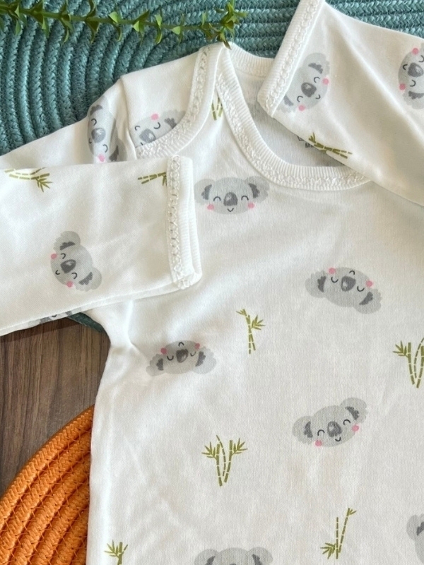 Koala Desen Çıtçıtlı Zıbın