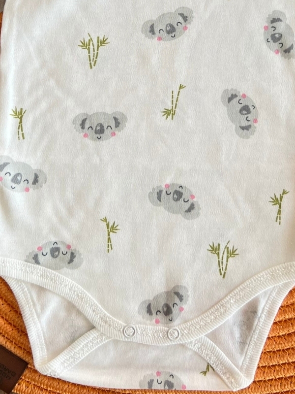 Koala Desen Çıtçıtlı Zıbın