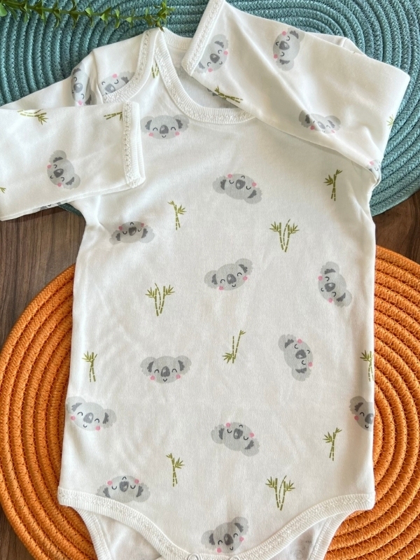 Koala Desen Çıtçıtlı Zıbın