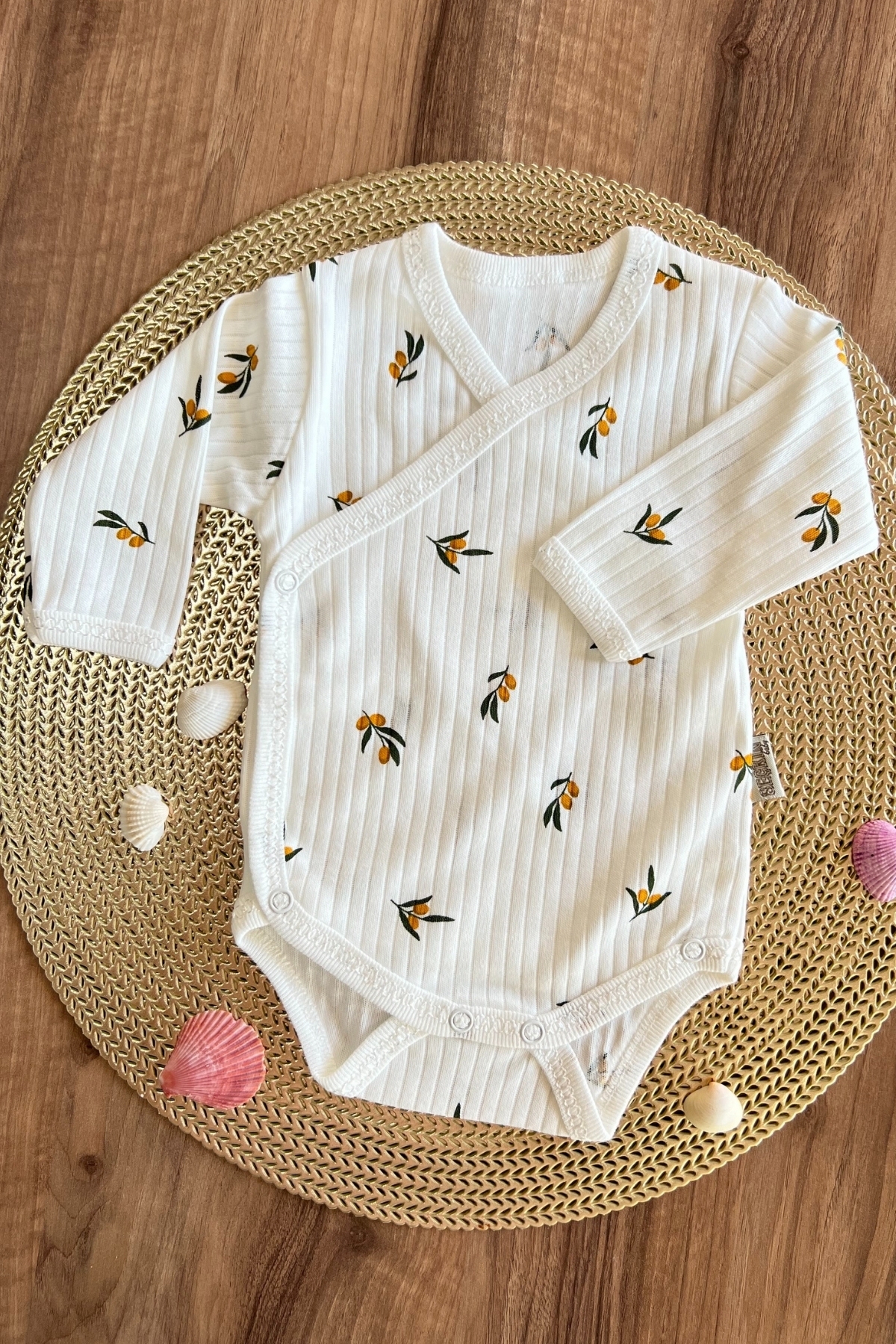 Zeytin Dalı Çıtçıtlı Kundak Zıbın